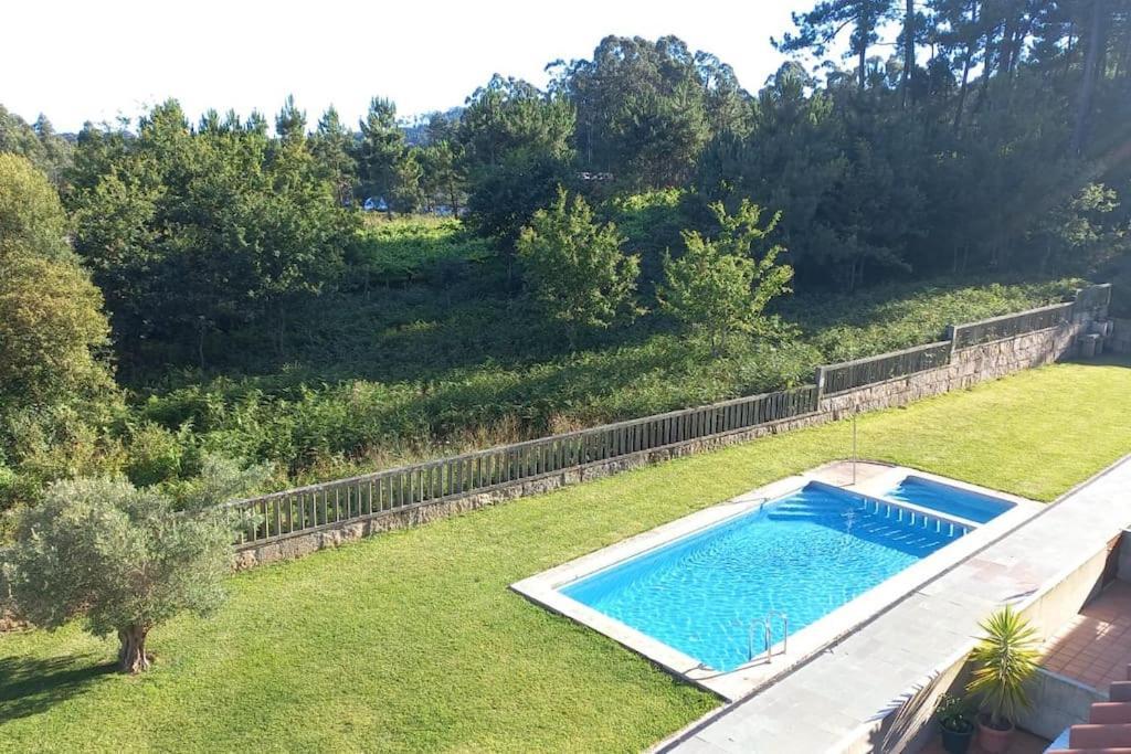 "Sanxenxo Holidays" Atico Con Garaje, Barbacoa Y Piscina A 5 Min Del Centro エクステリア 写真